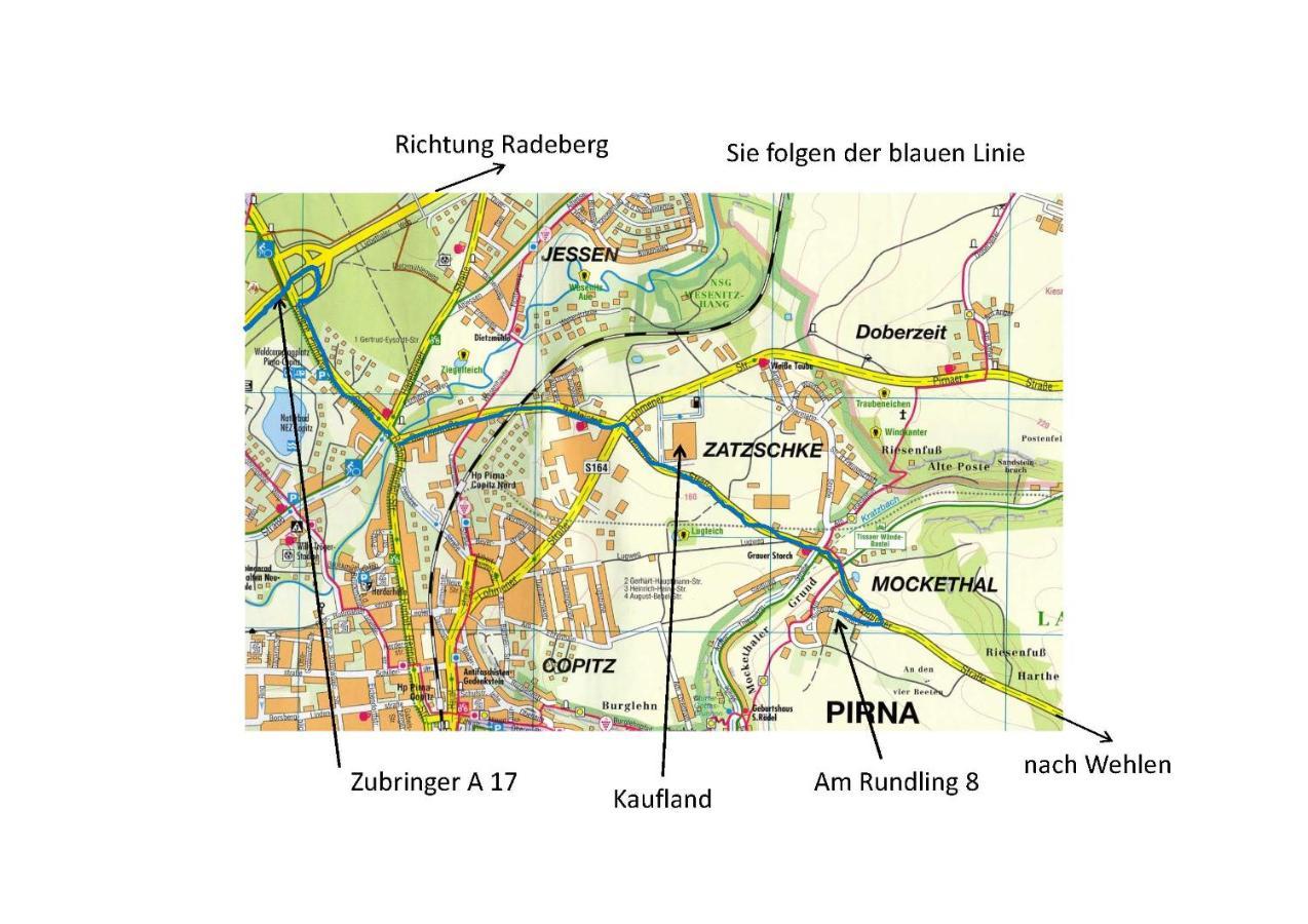 Ferienwohnung Wawrok Pirna Bagian luar foto